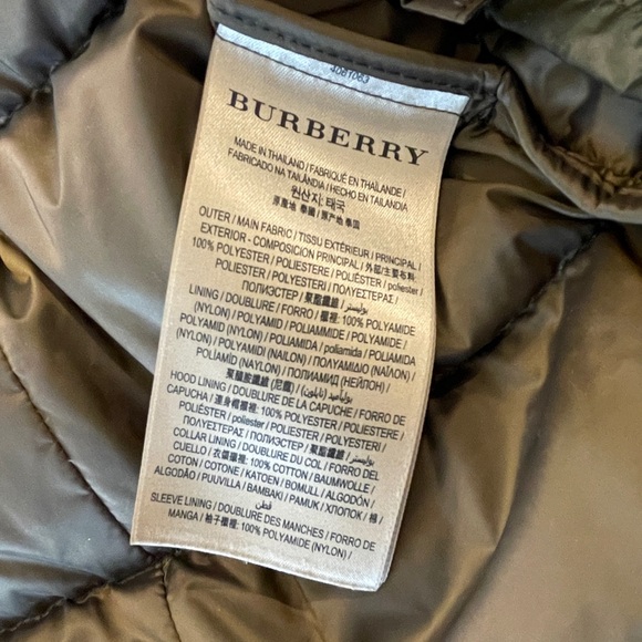 Burberry Khaki Hooded Women Jacket - Picture 7 of 12
